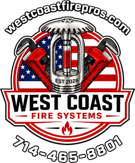West Coast Fire Systems badge logo